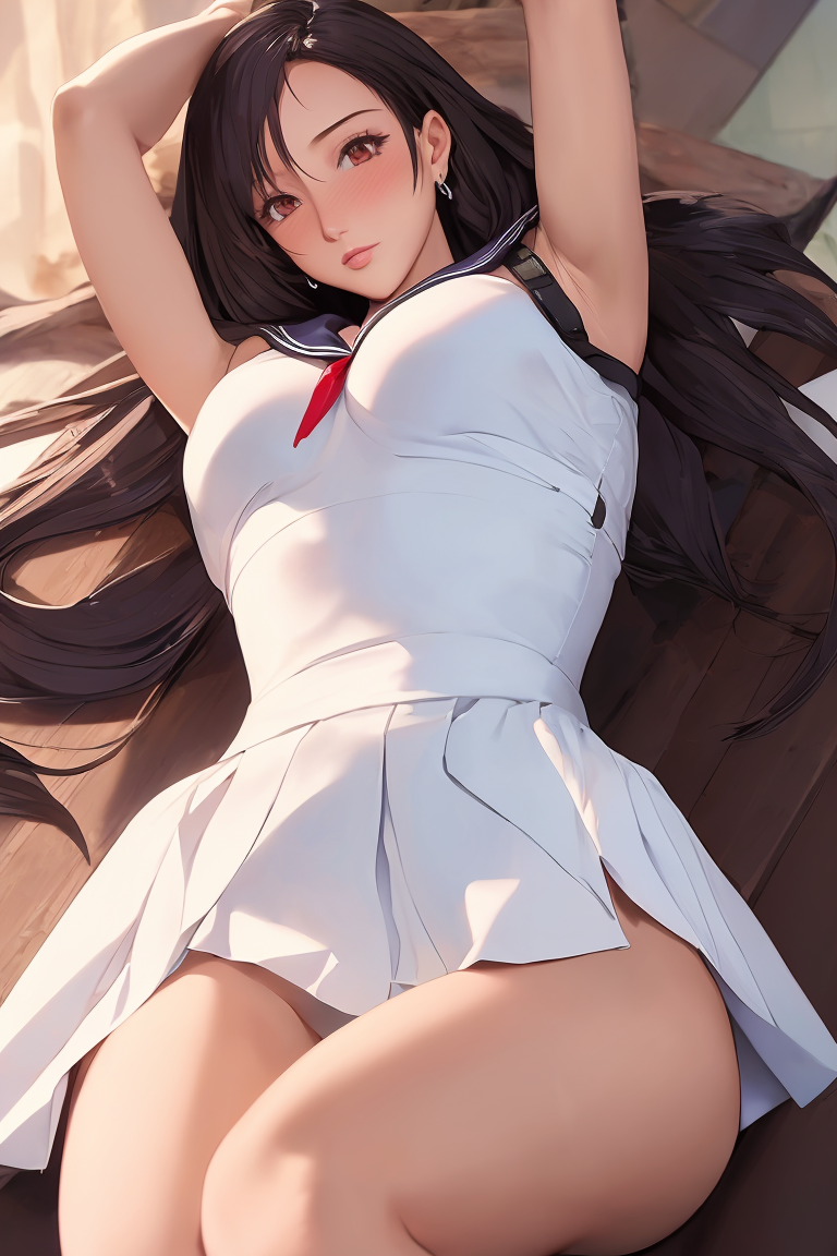 00211-759055310-1girl,Tifa,_lora_Character-Tifa_33imgs_v1-1-000004_0.9_,detailed face,shiny skin,parted lips,blush,(lying on back),looking at vi.png